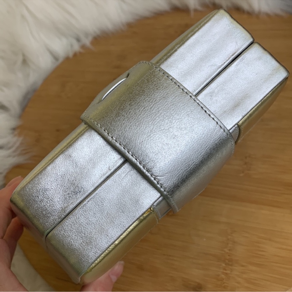 Vintage Barbara Bolan Metallic Ombre Geometric Shoulder Bag - Picture 9 of 16